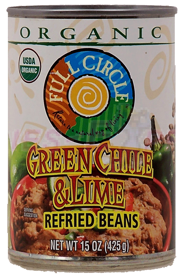 Full Circle&nbsp;&nbsp;green chile & lime refried beans, 100% organic Full-Size Picture